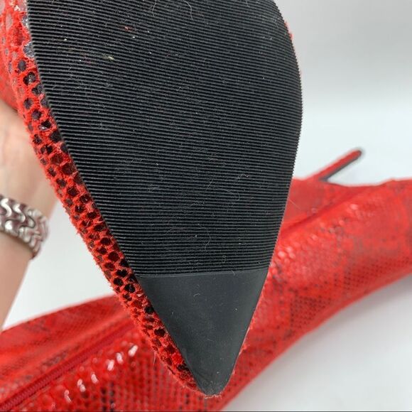 Thalia Sodi Rajel “Red Snake” Boots - Picture 14 of 16